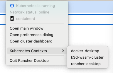 Select Rancher In Toolbar